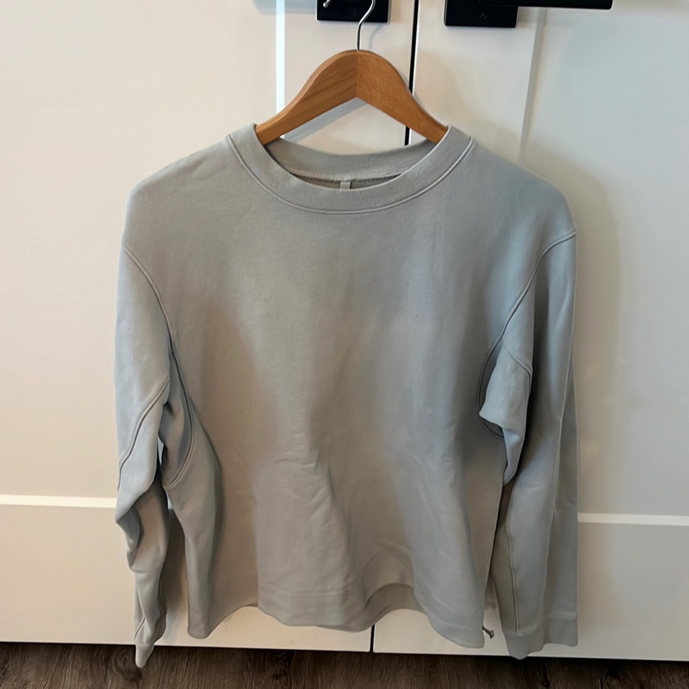 lululemon athletica Light Gray Sweatshirt